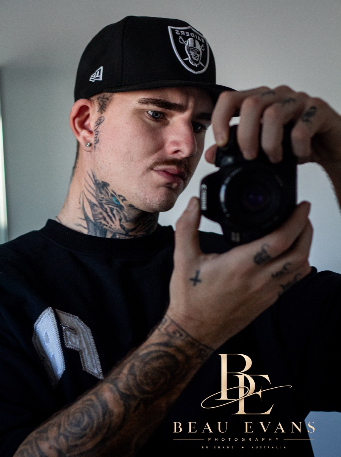 Beau Evans behind the camera